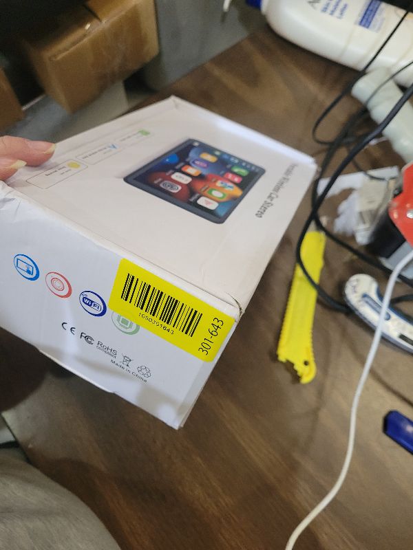 Photo 1 of 2025 Enhanced Carplay Screen for Car - 7" HD Portable Carplay & Android Auto with Bluetooth, HD Backup Camera, GPS Navigation, Siri, FM Radio, AUX, and Mirror Link – Compatible with All Vehicles