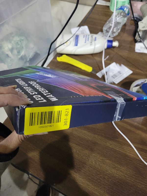 Photo 1 of 100Ft Outdoor LED Strip Lights Waterproof,Music Sync RGB IP68 Outside Led Light Strips Waterproofs with App and Remote,Exterior Led Rope Lights Waterproof for Deck,Balcony,Roof,Garden,Pool