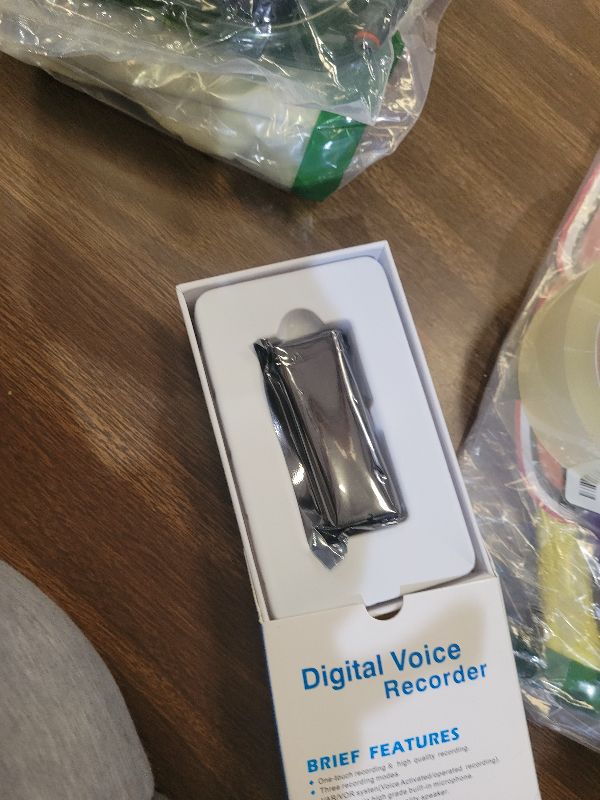 Photo 1 of 128GB Voice Activated Recorder with AI Intelligent Triple Noise Reduction Digital Audio Recorder Recording Devices, Voice Recorder with 2000 Hours Recording Capacity, 300 Hours Battery Time