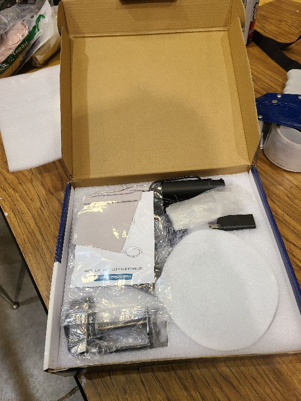 Photo 1 of 10X Magnifying Glass with Light and Stand, LED 5 Color Modes, Brightness Stepless Dimming Lighted Magnifier Hands Free with Flexible Goose-neck Desk Clamp Lamp for Close Works, Crafts, Hobby, Painting