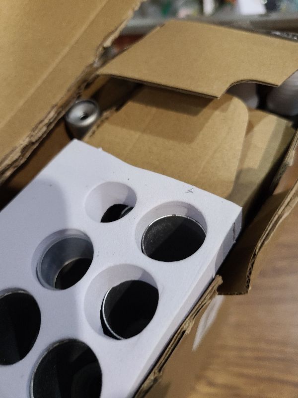 Photo 1 of 2 Pack Silver Curtain Rods for Windows 48 to 84 Inch, USFOOK 7/8 inch Telescoping Splicing Drapery Rods 32 to 86 Inch, Decoration for Home with Decorative Translucent Finials