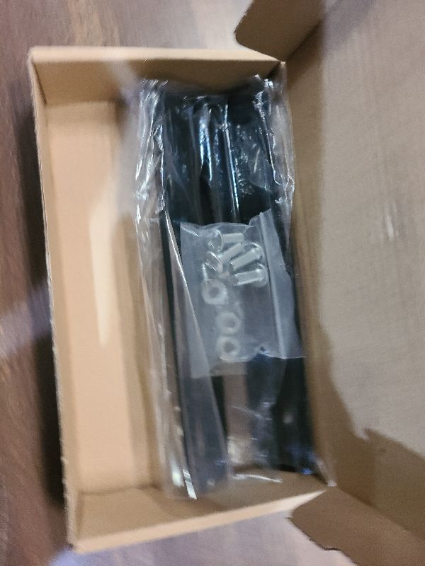 Photo 1 of 2 PCS #711 Bed Frame Bolt On to Hook On Conversion Brackets for Headboard or Footboard, Hook on Bed Rails Brackets, Extra Heavy Duty Hook Plate Adapter, Headboard Attachment Kit with Hardware, Black