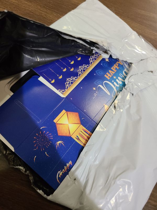 Photo 1 of 14 Packs Diwali Party Gift Box-Diwali Party Decorative Gift Bags Snacks Candy Bags Kids Party Supplies