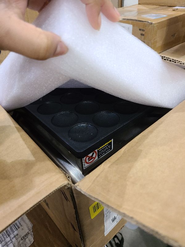 Photo 1 of 110V US Commercial 25PCS Mini Pancake Maker,950W Mini Dutch Pancake Maker,Non-stick,Dutch Poffertjes Grill,Stainless Steel,Breakfast,Snacks,Desserts.