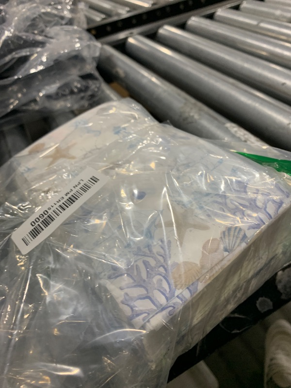 Photo 1 of 100 Pcs Nautical Coastal Paper Napkins, Sea Blue Disposable Guest Towels for Wedding, Boat & Beach Parties, Bathroom Hand Towels, Dinner Decorative Supplies