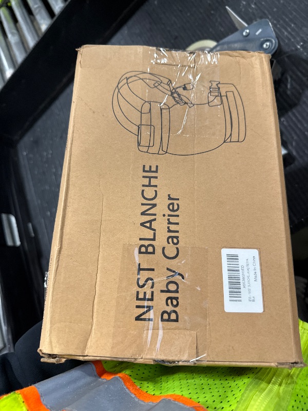 Photo 1 of ·NEST BLANCHE· Baby Carrier for Newborn to Toddler, 7-35 lbs Weight Capacity, Ergonomic Backpack Design, Front and Back Facing Options, Blue