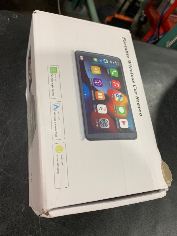 Photo 1 of ?Hieha? 2025 Wireless Portable Carplay and Android Auto, Carplay Screen for Car with Mirror Link/AUX/FM,7" Touchscreen Bluetooth 5.0, Marine Stereos for All Vehicles