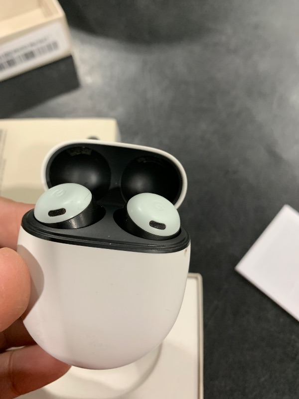 Photo 1 of **NONFUNCTIONAL PARTS ONLY** Google Pixel Buds Pro 2 - Wireless Earbuds with Active Noise Cancellation – Bluetooth Headphones - Porcelain