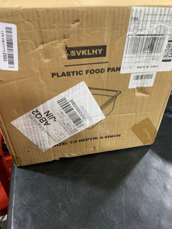 Photo 1 of 1/3 Size 2.5 Inch Clear NSF Polycarbonate Food Pan-9 PCS[Food Grade][Hot&Cold Resistant] Commercial Pans with Lids, Restaurant Food Storage Containers Hotel Pan(BPA-FREE)