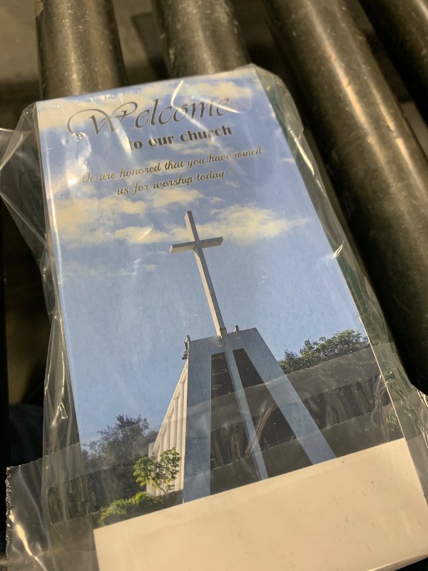 Photo 1 of 101 Pcs Church Visitor Cards Church welcome cards 1 Welcome to Our Church Sign and 100 Pcs 4 x 6 inch Prayer request cards Church connection for Church Greeting Praying (English)