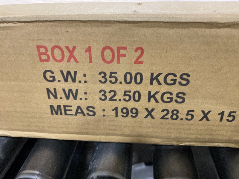 Photo 1 of *PARTIAL SET* Full Over Full Bunk Bed with Twin Size Trundle, Wood Bunk Bed with Ladder and Guardrails, Solid Wood Frame, Convertible to 2 Separated Beds, No Box Spring Needed, No-Noise Design (White Oak-013)
BOX 1