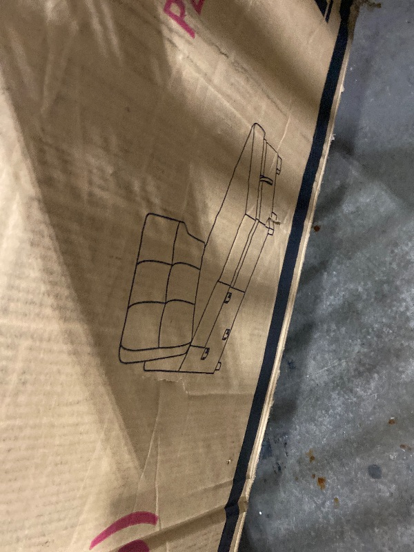 Photo 1 of *PARTIAL SET* REVERSIBLE L/R CHAISE WITH STORAGE DARK GRAY * ONLY BOX 2 OF 3 *