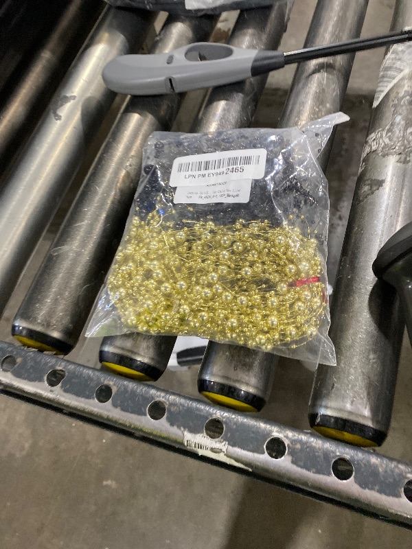 Photo 1 of 100 PCS Artificial Floating Beads for Centerpieces Vases, Black Gold 8+3mm String Beads for Wedding Party Faux Pearl String for Decorating, String Pearls for Crafts Vase Filler