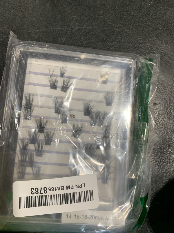 Photo 1 of ?VAYATOR Lashes Mixed Kit/False Lashes Lash Bond & Seal Kit Multiple styles To Choose 8-20mm Mix D Curl/DD Curl Makeup Cluster Grafting Eyelashes Individual Extension (C#14-16-18-20mm Mixed)