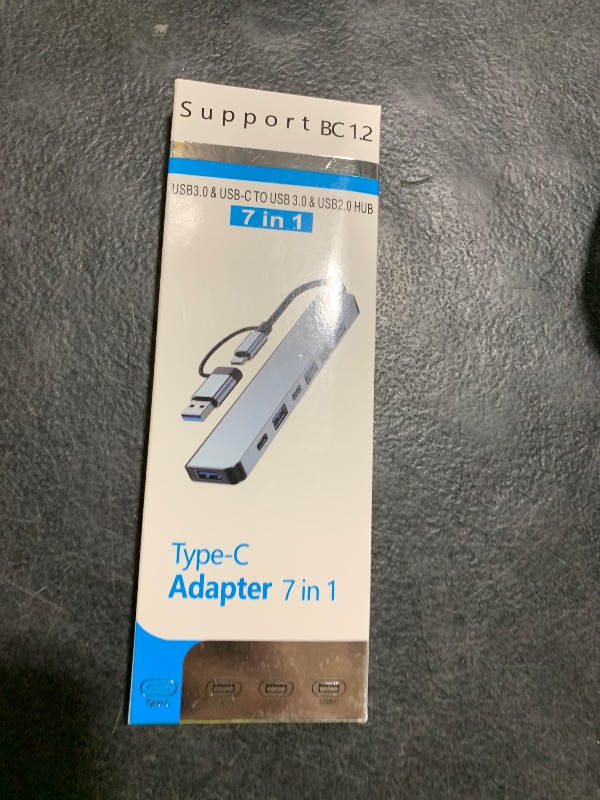 Photo 1 of ?Upgrade? USB C/USB Hub, BERLAT Aluminum 7 in 1 USB C & USB Hub with USB 3.0, USB 2.0 Ports for PC/Laptops/MacBook Pro/Air/iMac/iPad and More Devices
