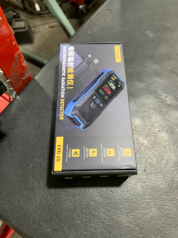 Photo 1 of ?Newly Upgraded?FNRSI ERD-10 Digital EMF Meter, Electromagnetic Field Radiation Detector with 2.4" Color Screen for Magnetic Electric RF, Temperature Monitoring, Portable Design