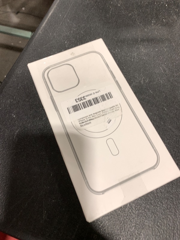 Photo 1 of [Full Camera Lens Protection+CD Ring Compatible with MagSafe Stand]Magnetic for iPhone 12 Pro Max Case, Military Grade Drop Protection Electroplated Bumper Non-Yellowing Clear Case for Women Men Girls