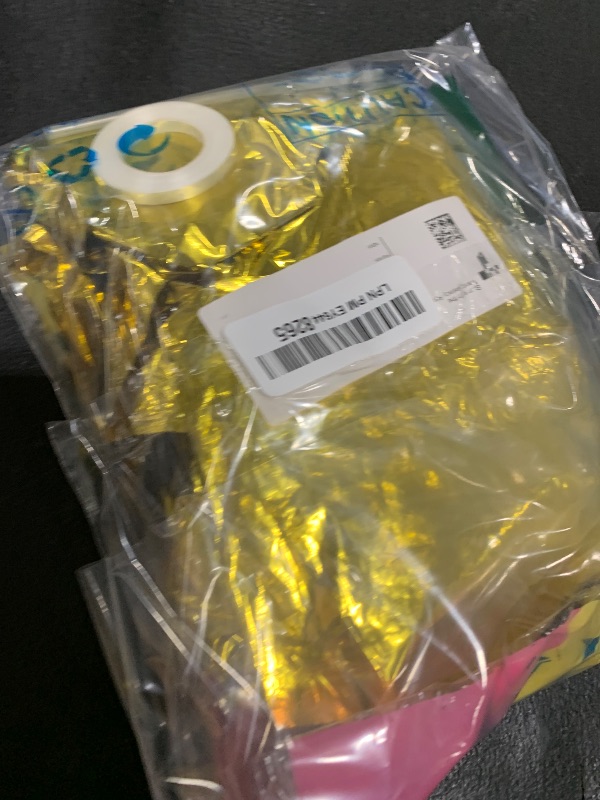 Photo 1 of [20 Pcs] 16" Gold Foil Number Balloons (2 sets of 0-9) - Mylar Aluminum Hanging Decorations for Graduation, Birthday, Christmas & New Year's Eve Parties