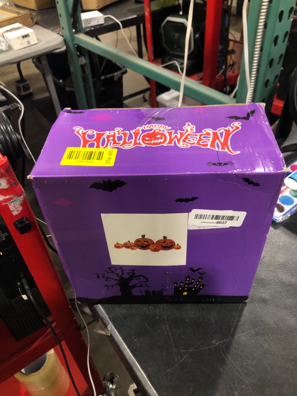 Photo 1 of 8FT Halloween Inflatables Pumpkins Decoration, Outdoor Halloween Blow Up Decorations for Yard, Patio, Garden, Lawn Or Halloween Parties