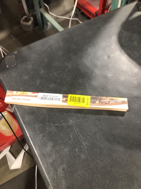 Photo 1 of 12-Inch Cooking Tweezers Tongs 2-Pack, Stainless Steel Kitchen Tweezers with Dual-Head Design and Non-Slip Grip, Chef Tweezer Tongs for Frying, Plating, Pasta, BBQ, Air Fryer, Food Prep Tools