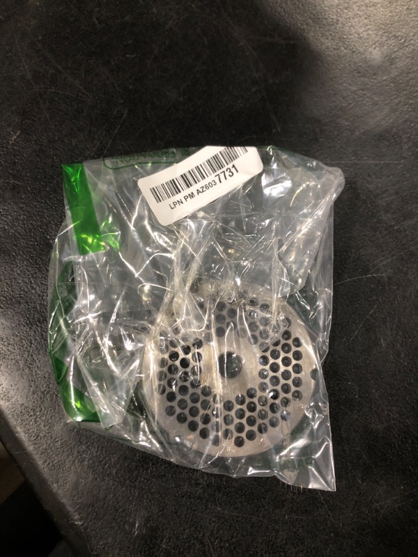 Photo 1 of #22 Grinder plate with 3/16" holes and a #22 grinder knife