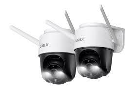 Photo 1 of 2K Pan-Tilt Outdoor Wi-Fi Security Camera (2-Pack)