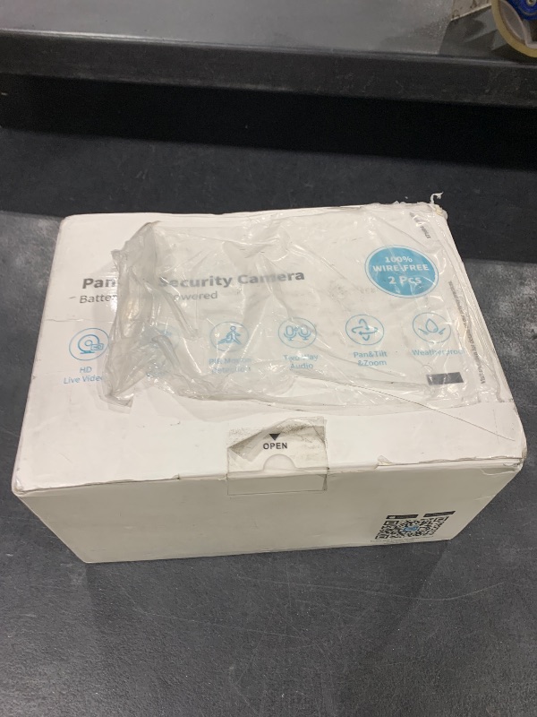 Photo 1 of 2K Pan-Tilt Outdoor Wi-Fi Security Camera (2-Pack)