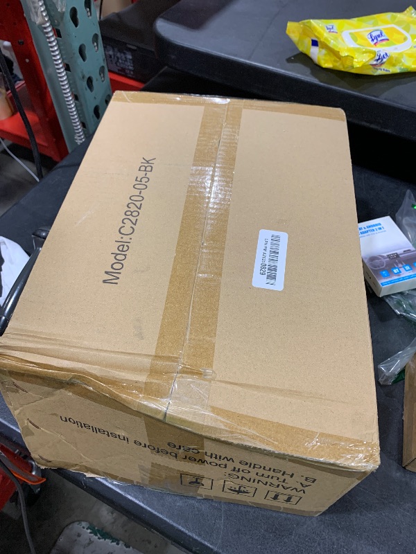 Photo 1 of 3WWWUEE Modern 5 Light Small Crystal Chandelier 30 Inch Black Semi Flush Mount Ceiling Light Fixture for Kitchen Dining Room Bedroom Entryway Living Room Hallway, E12