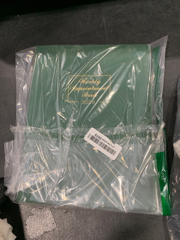 Photo 1 of 2026 Weekly Appointment Book - Daily Hourly Planner 2026, January 2026 - December 2026, 8.5" x 11", 15-Minute Interval, Flexible Soft Cover, Monthly Tabs, Green