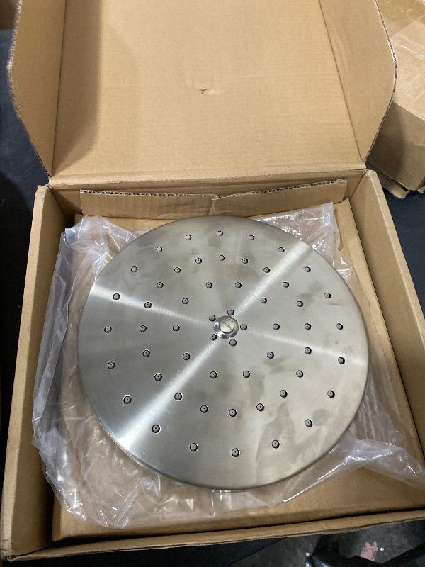 Photo 1 of Moen S112BG Waterhill 10-Inch Single Function Rainshower Showerhead with Immersion Rainshower Technology, Brushed Gold