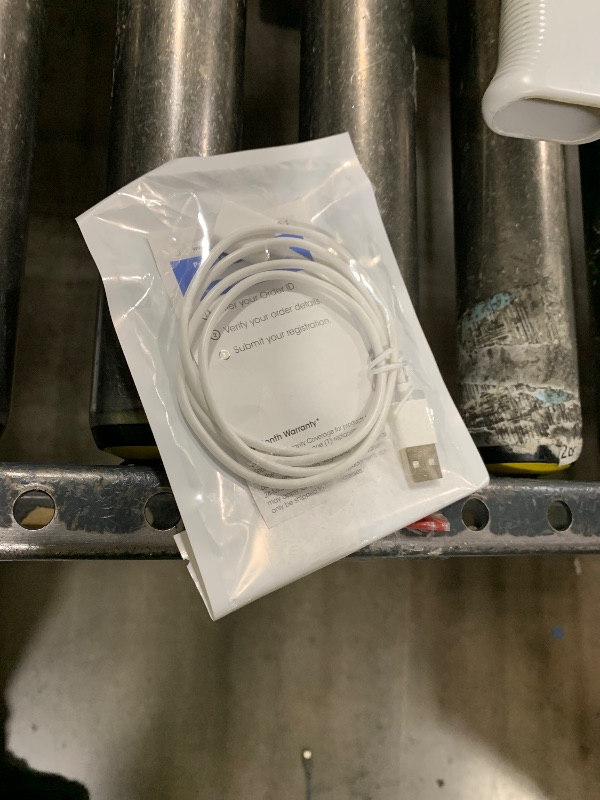 Photo 1 of TechMatte Charging Adapter Electronic Cable Compatible with Apple Pencil 1st Generation, Male to Female Flexible Connector, Laptop (White-3 Feet)