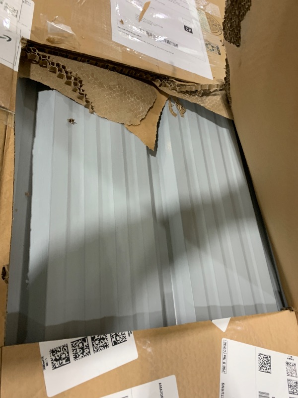 Photo 1 of KYBOLT 13'x 26'x 10' Heavy Duty Carport, Oversized Metal Garage with Reinforced All-Metal Frame and Galvanized Steel Roof, Permanent Shelter for Boats, Trucks, and Tractors partial set only shingle roofing 