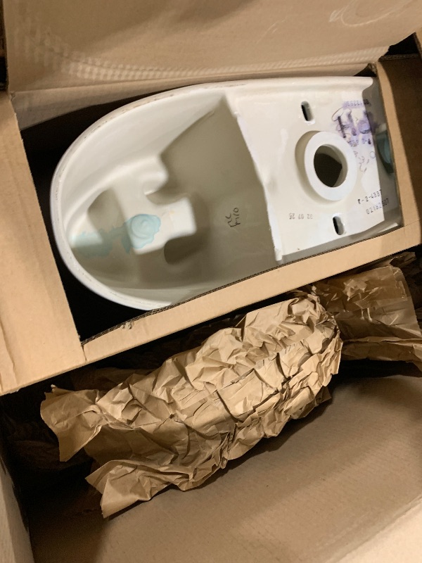 Photo 1 of TOTO Drake Two-Piece Elongated 1.28 GPF TORNADO FLUSH Toilet with CEFIONTECT and SoftClose Seat, WASHLET+ Ready, Cotton White - MS776124CEG#01