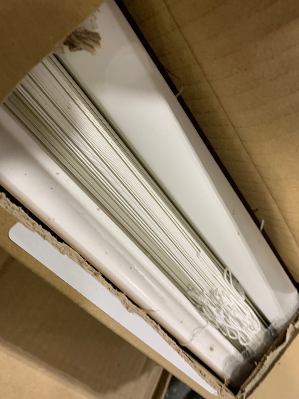 Photo 1 of 2 pack DEZ FURNISHINGS Cordless 1" Mini Blind, 71" W x 60" H, Pearl White