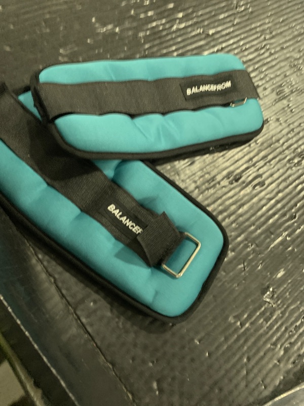 Photo 1 of blue ankle weights 