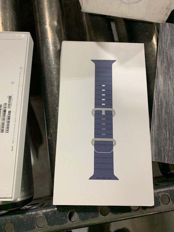 Photo 1 of Apple Watch Ultra 3 [GPS + Cellular 49mm] Running & Multisport Smartwatch w/Rugged Titanium Case w/Anchor Blue Ocean Band. Satellite Communications, Advanced Health & Fitness Tracking