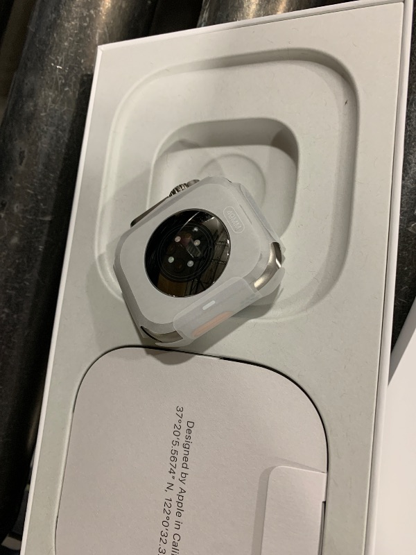Photo 1 of Apple Watch Ultra 3 [GPS + Cellular 49mm] Running & Multisport Smartwatch w/Rugged Titanium Case w/Anchor Blue Ocean Band. Satellite Communications, Advanced Health & Fitness Tracking