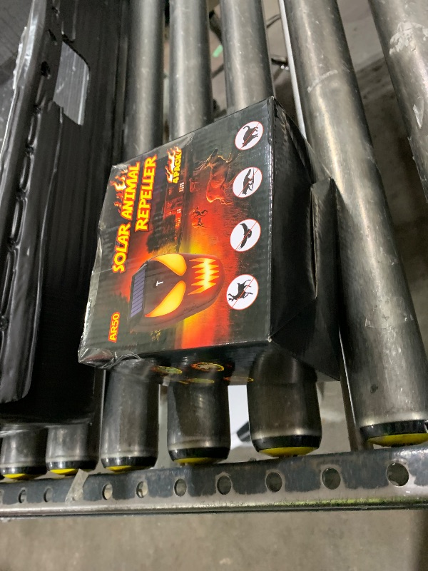 Photo 1 of 4 Pack Solar Powered Coyote Deterrent with Amber Dynamic Flashing Lights, Effective Coyote, Raccoon, Skunk, Deer & Hawk Deterrent, Waterproof Predator Light for Yards, Gardens & Chicken Coop