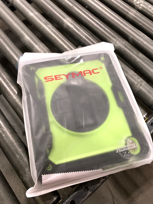 Photo 1 of SEYMAC for iPad Air 13 Inch Case M3 2025/ M2 2024, Heavy Duty Shockproof Protective Case with Screen Protector, 360° Rotating Stand, Hand/Shoulder Strap and Pen Holder for iPad Air 13, Green