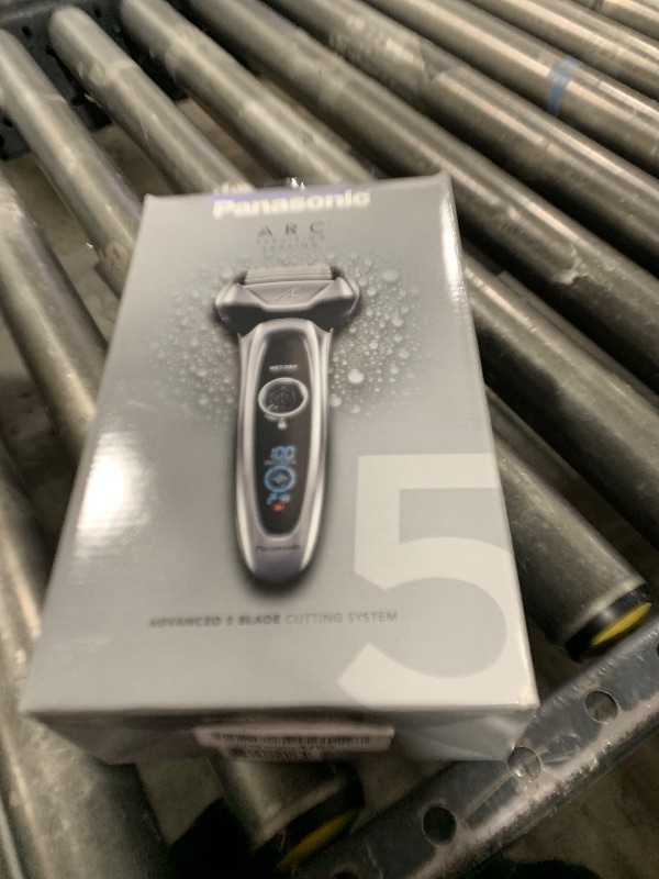 Photo 1 of Panasonic ARC5 Electric Razor for Men with Pop-Up Trimmer, Wet/Dry 5-Blade Electric Shaver with Intelligent Shave Sensor and Multi-Flex Pivoting Head – ES-LV65-S (Silver)