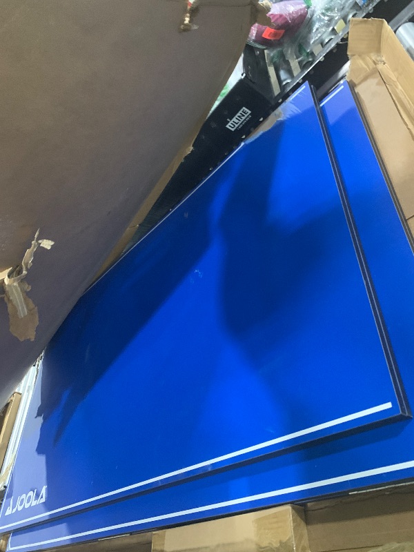 Photo 1 of JOOLA Tetra 4-Piece Table Tennis Table Conversion Top - Includes Ping Pong Net Set - Conversion Top for Pool Tables and Billiards