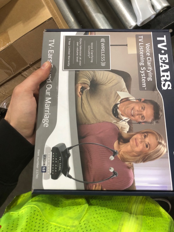 Photo 1 of TV Ears Digital Wireless Headset System for Seniors – Personal Volume Control, TV Hearing Device, No Audio Delay, Plug-N-Play, Works with Most TV Brands, Ideal for Hearing Impaired – Model 11741
