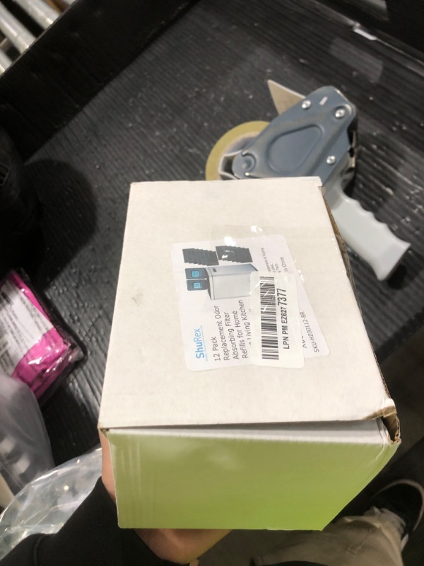 Photo 1 of 12 Pack Replacement Odor Absorbing Filter Refills for Home Zone Living Kitchen Trash Can, Activated Charcoal Deodorizer Compatible with Home Zone Living CleanAura Odor Control Compartments