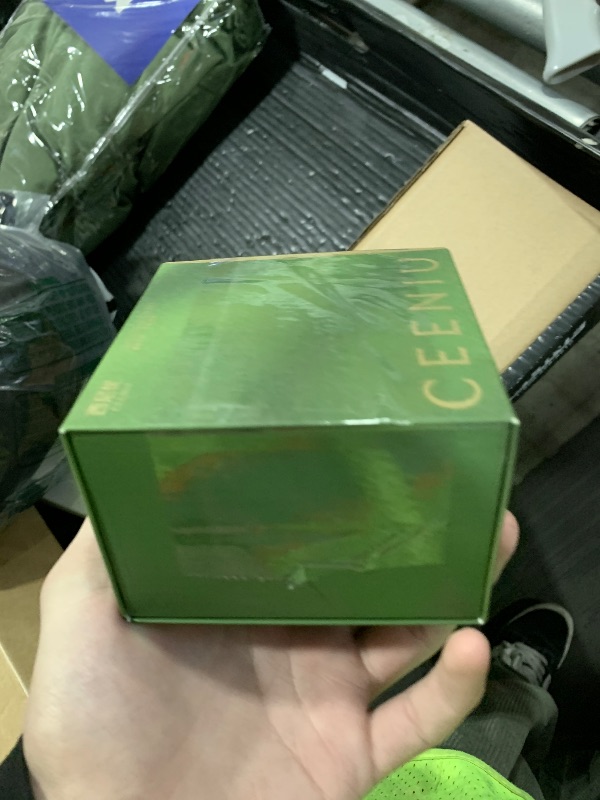 Photo 1 of Ceeniu Solar Car Air Freshener F21, DIY Essential Oils, UFO Solar-Powered Auto Rotary Diffuser, Natural French Fragrance Cologne & Ocean, Two Oils, Aluminum Alloy, Dashboard Aromatherapy Freshener