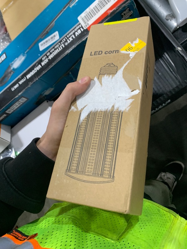 Photo 1 of DJDTDTY 100WLED Corn Bulb, E26 Base with E39 Adapter, 5000K 15000LM LED Light Bulb for Garage Warehouse Workshop Barn (100Watts)