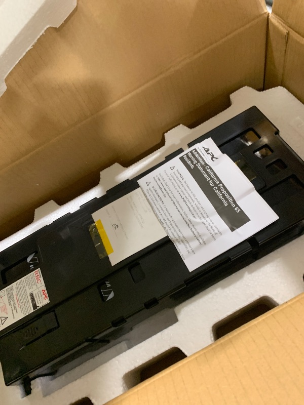 Photo 1 of Schneider Electric UPS REPLACEMENT BATTERY RBC116 (APCRBC116)
