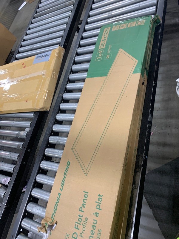 Photo 1 of Lithonia Lighting CPX 1x4 LED Flat Panel Light, 1 Ft. x 4 Ft. LED Light Panel, Ceiling Lighting Fixture, 2500/3200/4000 Adjustable Lumens, 3500K/4000K/5000K Switchable CCT, Smooth Satin Lens, White
