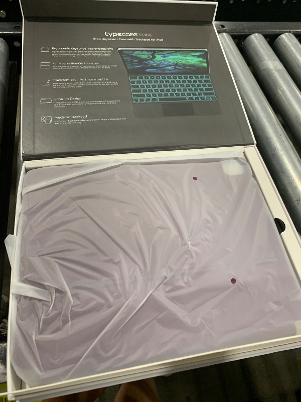 Photo 1 of typecase Keyboard Case for iPad Air 13(M3 2025 / M2 2024) and iPad Pro 12.9 (6th, 5th, 4th, 3rd Gen),Magic Keyboard, Magnetic Keyboard Case with Multi-Touch Trackpad, 11 Colors Backlight,Raspberry