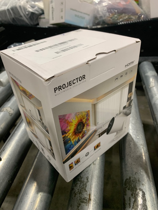 Photo 1 of Mini Portable Projector with 4K Support, Bluetooth 5.4 WIFI6, 5watt Sound Base Speaker, 160 ANSI, Android 11, 210° Rotation , Auto Keystone Correction Video Projector HY300 ULTRA