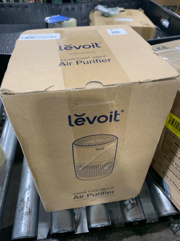 Photo 1 of LEVOIT Air Purifiers for Bedroom Home Dorm, 3-in-1 Filter Cleaner with Fragrance Sponge for Better Sleep, Filters Smoke, Allergies, Pet Dander, Odor, Dust, Office, Desktop, Core Mini-P, White